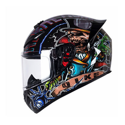 Capacete de motocicleta DOT retro cruise Motocross capacete facial completo masculino e feminino capacete para todas as estações capacete de pilotagem Casco Capacete