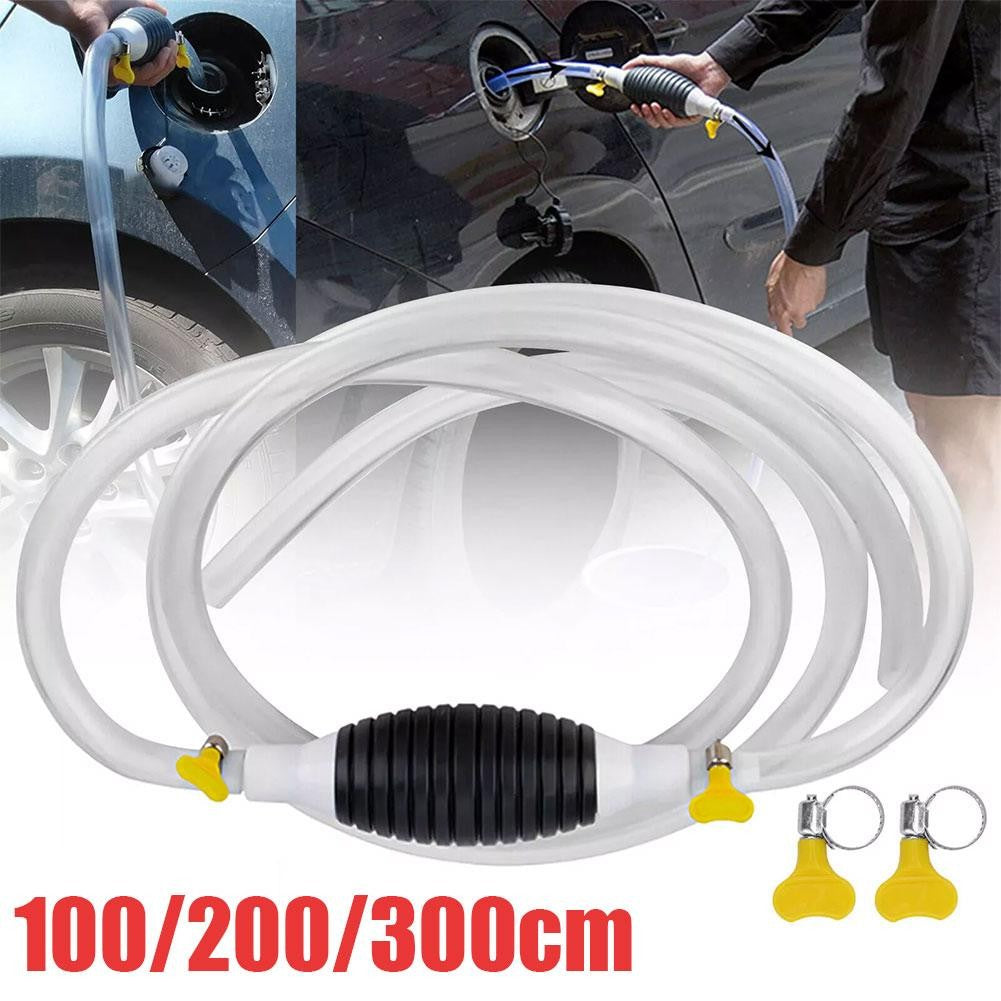 Bomba Manual de Combustível de Mão Bomba de Sucção para Tanque de Carro Transferência de Óleo Bomba de Combustível Gasolina Diesel Líquido Bomba Manual Sifão Economia de Combustível para Gás Gasolina