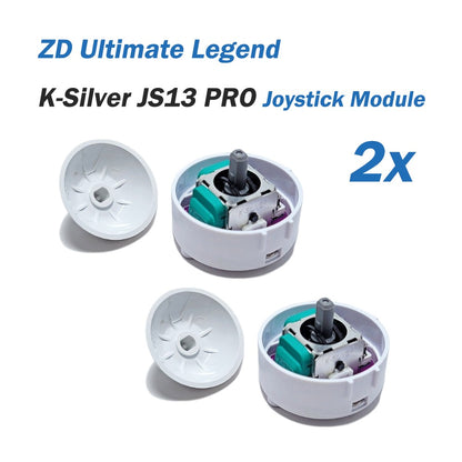 ZD Ultimate Legend Game Controller Replaceable Joystick Module Removable K-Silver JS13 PRO GinFull Angle TMR Joystick DS13 MAX