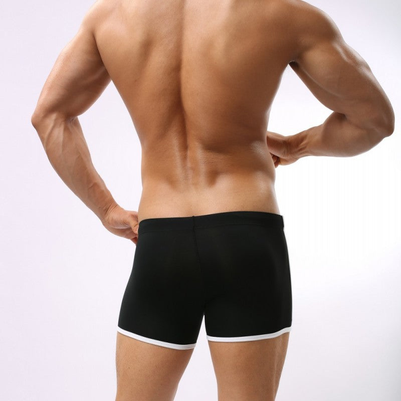 Men's Surf Board Shorts Beachwear Swimming Trunks Men U Convex Pouch Boxer Shorts Bikni Male Panties Underpants