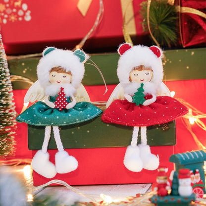 2024 New Year Gift Cute Christmas Angel Doll Xmas Tree Ornament Noel Deco Christmas Decoration for Home Natal Navidad 2023 Decor