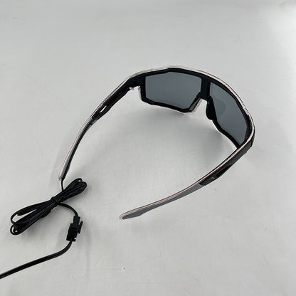 1PC Light Up LED Glasses Glow Sunglasses EL Wire Neon Glasses Glow in The Dark Party Supplies Neon Party Favors for Adults