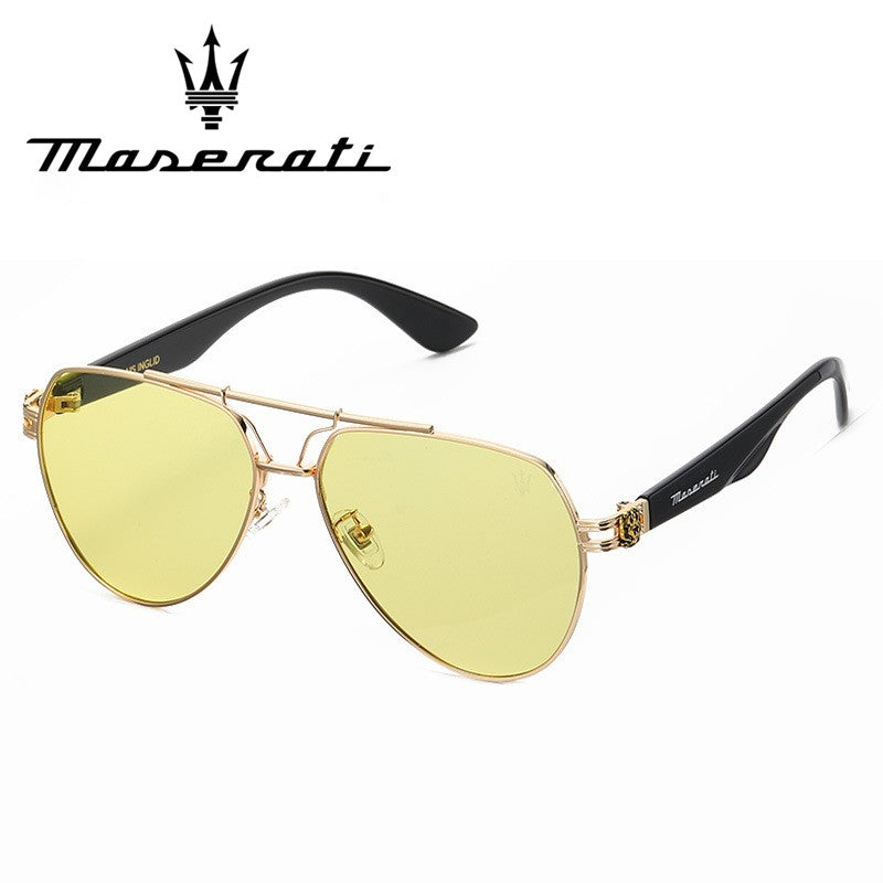 Óculos de Sol Polarizados Maserati para Homens e Mulheres - Óculos de Condução UV400 Estilo Clássico Moda de Alta Qualidade e Premium 7132