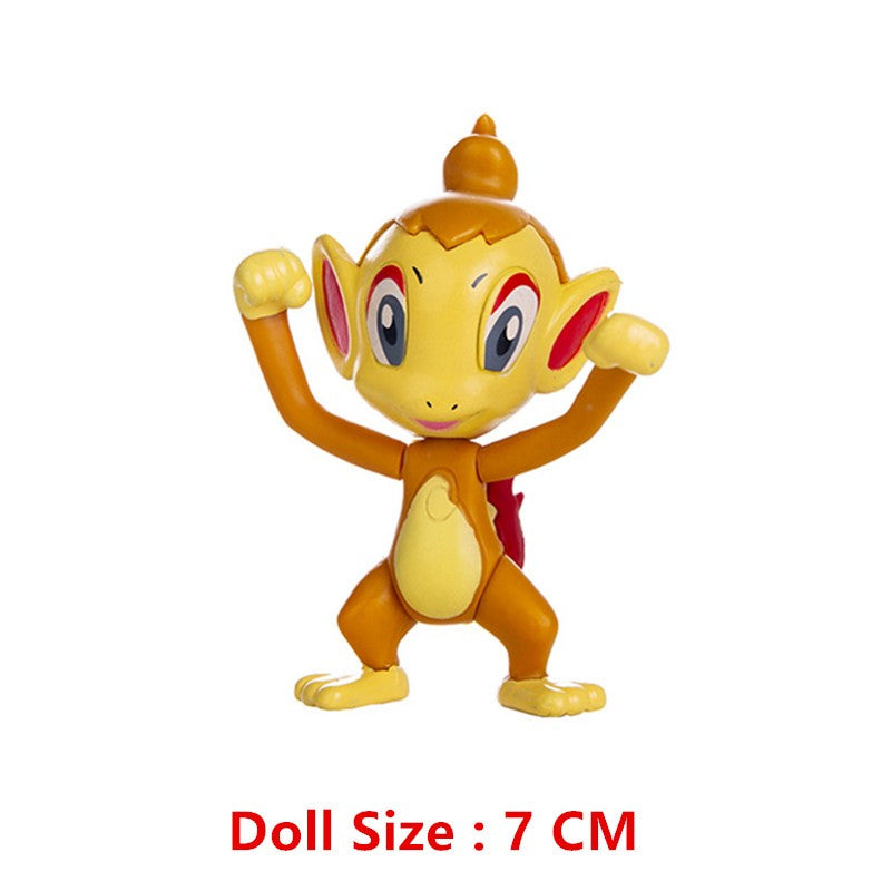 Pokemon Anime Figures Mewtwo Gengar Pikachu Eevee Dragon Cosplay Collection Bonecos de Ação Modelo de Brinquedo Presentes de Aniversário Compre no Atacado