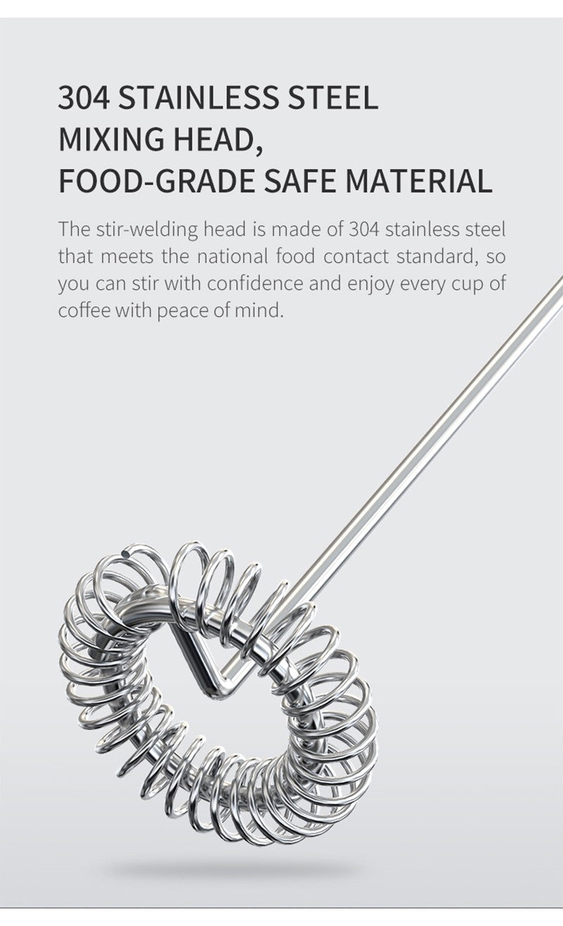 Portable Mini Electric Milk Frother Foamer Coffee Foam Egg Beater Cappuccino Stirrer Food Blender Kitchen with Stand Whisk Tools