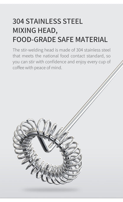 Portable Mini Electric Milk Frother Foamer Coffee Foam Egg Beater Cappuccino Stirrer Food Blender Kitchen with Stand Whisk Tools