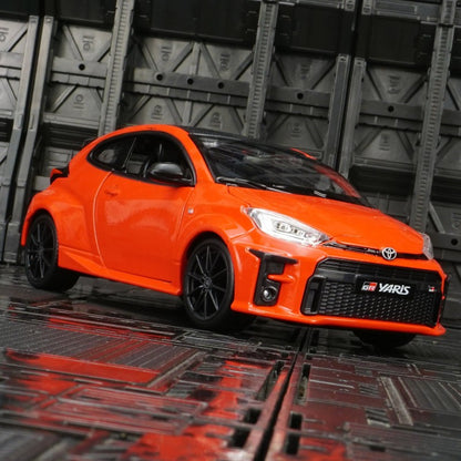 Maisto 1/24 GR Toyota Yaris Carro de Liga Leve Modelo Diecast Veículos de Metal Modelo de Carro Alta Simulação Escala em Miniatura Brinquedo Infantil de Presente