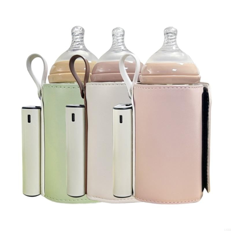 Insulated Baby Bottle Heater LED Display 5800mAh Battery Night Feeding Essential L8RB