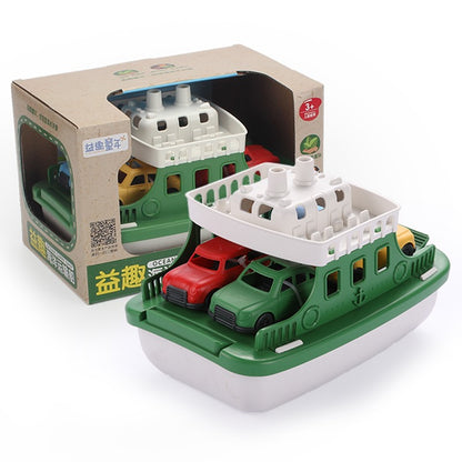 Mini Car Baby Shower Boat Carrying Toy Shower Boat Sprinkler Swimming Pool Children's Bathtub And Beach Birthday Gift