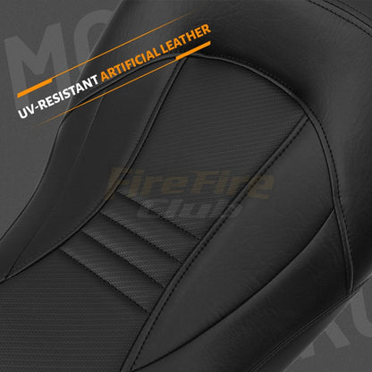 Assento Traseiro Dianteiro para Passageiro de Motocicleta para Harley Touring Electra Glide CVO Street Glide Road King 2009-2022
