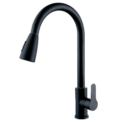 Kitchen Faucets Brushed Nickel Pull Out Kitchen Sink Water Tap Deck Mounted Mixer Stream Sprayer Head Hot Cold Taps Sliver