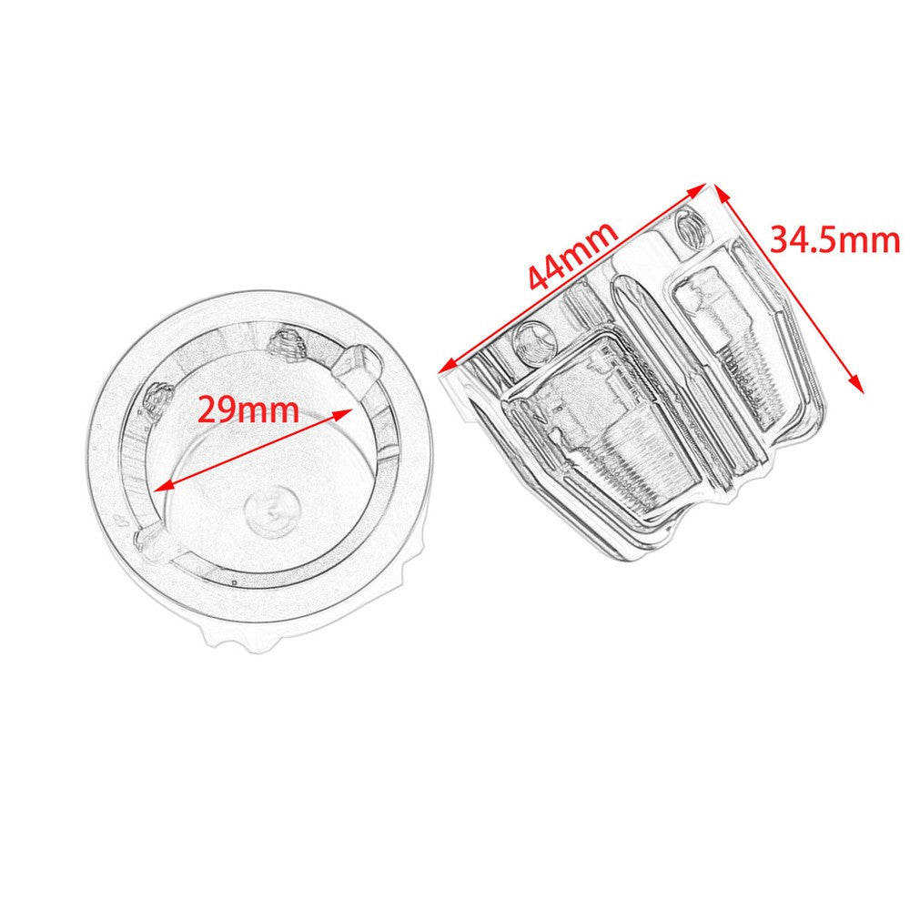 Tampa de Porca do Eixo Dianteiro de Motocicleta 29mm para Harley Sportster XL883 1200 Touring Wide Glide Dyna Fat Bob Softail Dyna VRSC