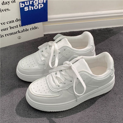 Tennis Sneakers Woman Spring Autumn Sports Board Shoes Fashion Comfort Colorful Casual Academy Style Little White Shoes Female