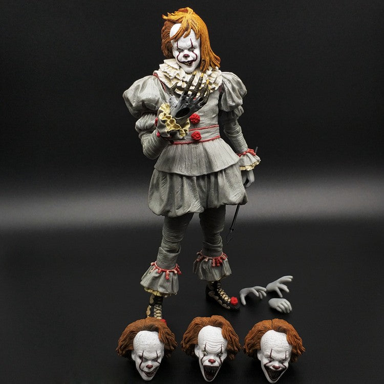 Neca Pennywise Coringa Figura Stephen King'S A Coisa Pennywise Coringa Palhaço Modelo Brinquedo De Terror De Halloween Presentes Colecionáveis De Natal