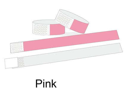 100pcs Colorful Neon Paper Wristbands Mixed Multicolor Waterproof Bracelet charms for Events Festivals,non-custom