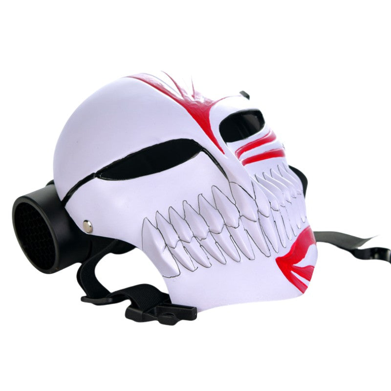 Anime Bleach Kurosaki Ichigo Mask Cosplay Prop Ichigo Hollow Masks Halloween Party Costume Thickened Resin Material High Quality