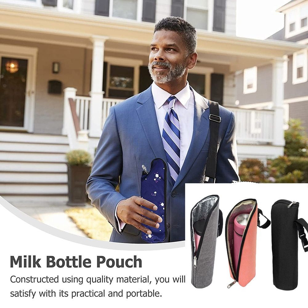 Travel Stroller Accessories Milk Bottle Thermal Bag Baby Bottles Holder Milk Warmer Insulation Bag Hanging Insulation Pouch