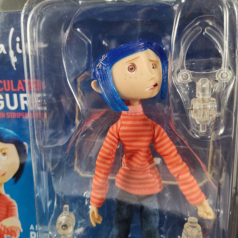 NECA Coraline & the Secret Door Coraline Joints Moveable Action Figure Toy