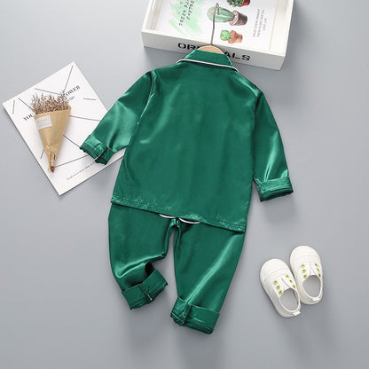 Conjunto de Roupas de Bebê Primavera Outono Meninos Pijama Infantil Camisa Manga Longa Calça 2 Peças/Conjuntos Roupa de Dormir para Crianças Fantasia Infantil