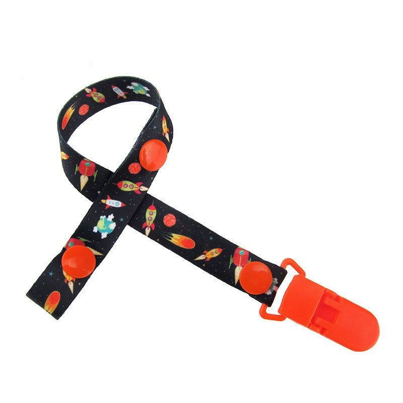 1pc Portable Pacifier Clip: Lightweight material, easy-to-use clip, ideal choice for outings with baby