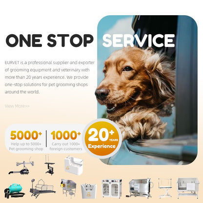 Caixa Secadora Automática de Animais de Estimação EUR PET para Cães e Gatos de Médio e Grande Porte Equipamento de Pet Shop com Baixo Ruído