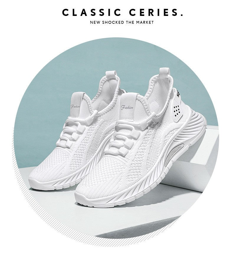 ?Sapatos Femininos Verão 2025 Tênis Casual Malha Respirável Leve Acessível Frete Grátis?