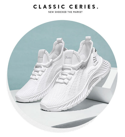 ?Sapatos Femininos Verão 2025 Tênis Casual Malha Respirável Leve Acessível Frete Grátis?