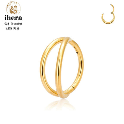 G23 Titânio Anel de Nariz Clicker Orelha Cartilagem Tragus Hélix Daith Brincos Redondos Argolas Zircônia Cúbica 16G Segmento Articulado Joia de Piercing Corporal