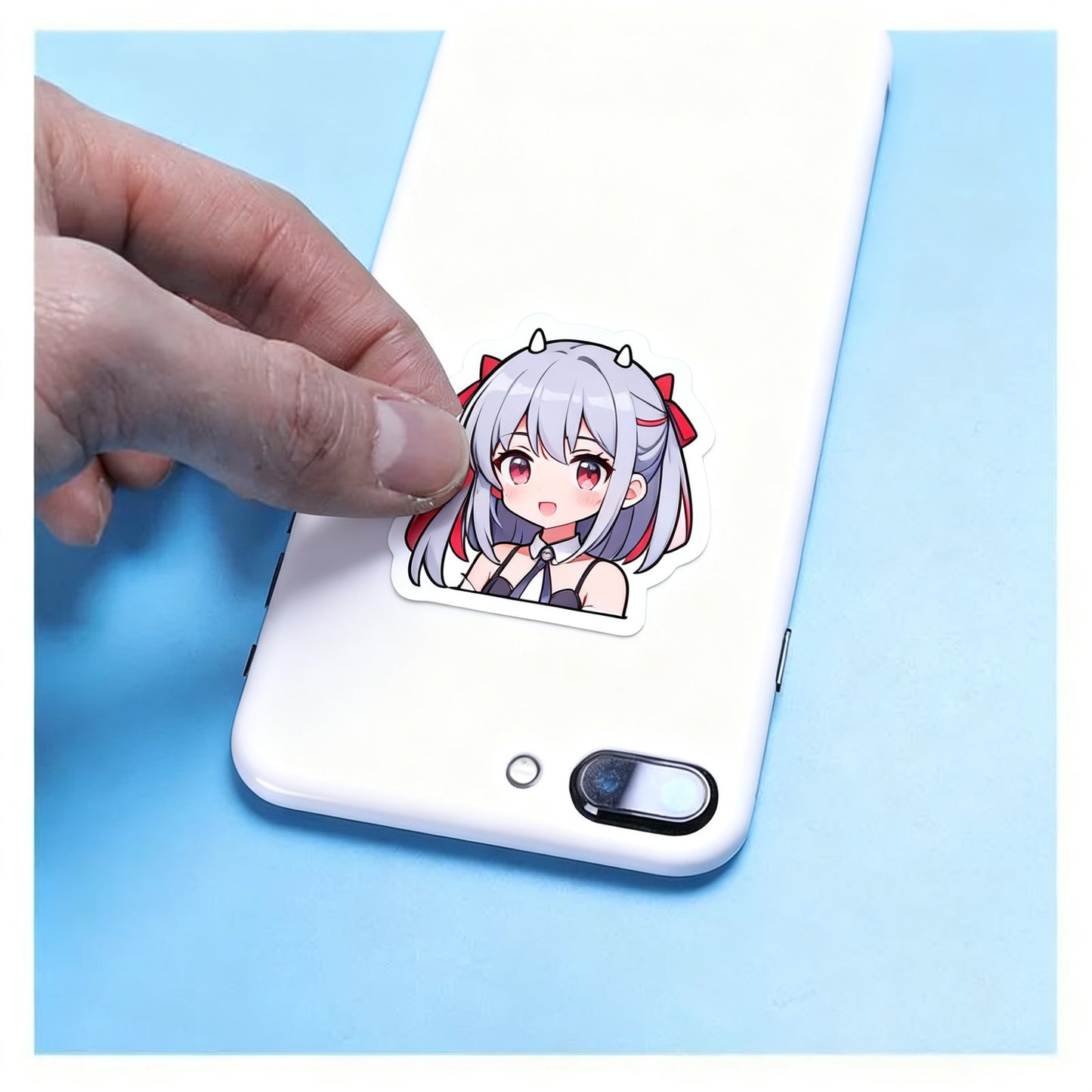 100pcs Custom Stickers PVC Waterproof Die Cut Vinyl Logo Design Brand Laptop Cute Personalized Sticker Glossy Film for Business