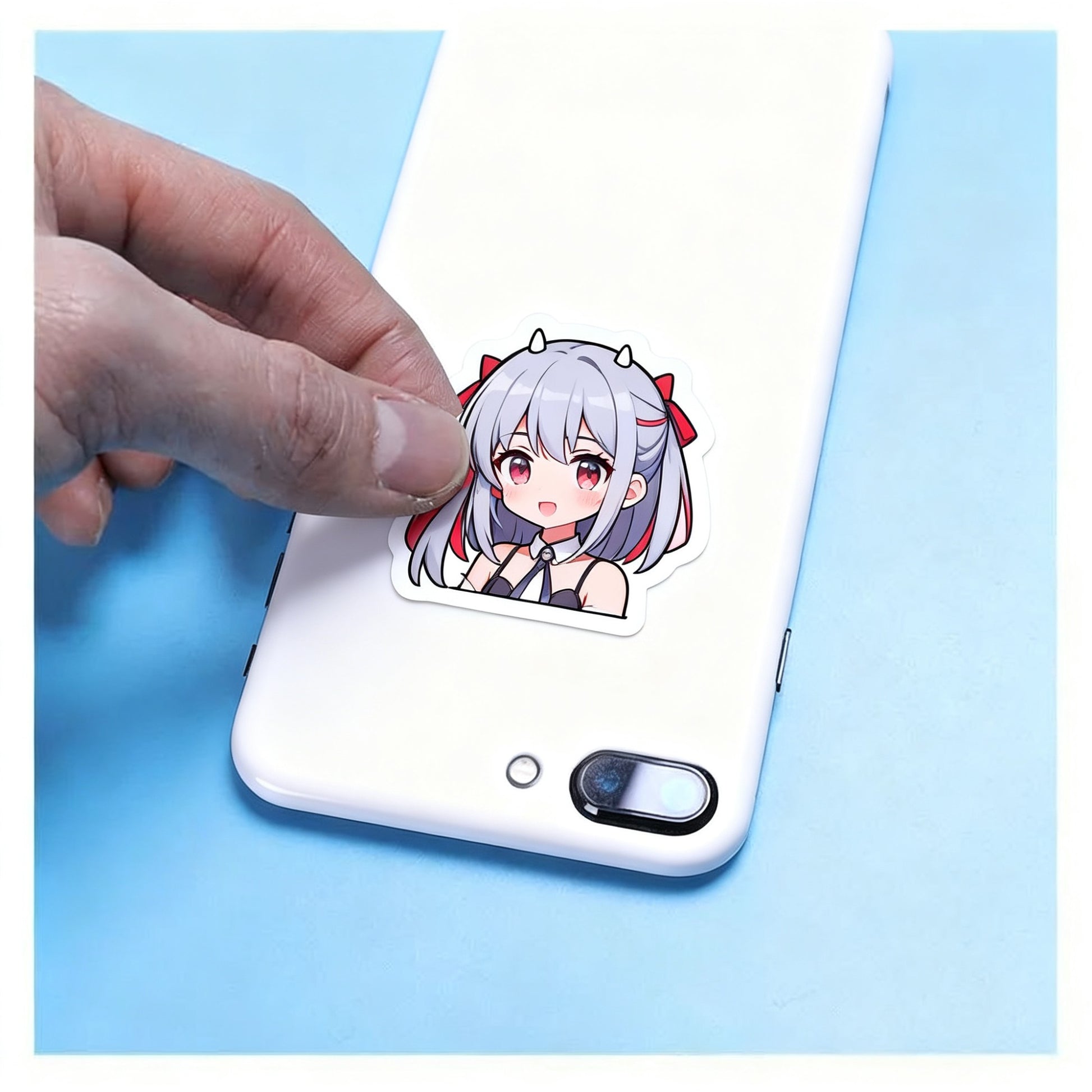 100pcs Custom Stickers PVC Waterproof Die Cut Vinyl Logo Design Brand Laptop Cute Personalized Sticker Glossy Film for Business