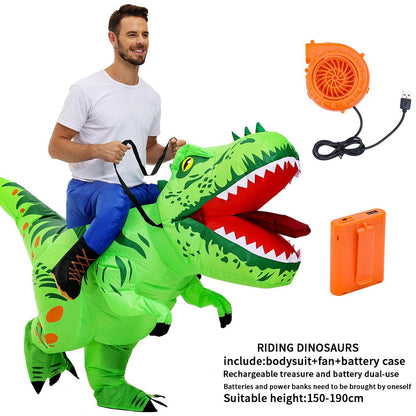Children/Adults Dinosaur Inflatable Clothing Anime Riding Role Playing Clothing Kindergarten Performance Party Festival Props