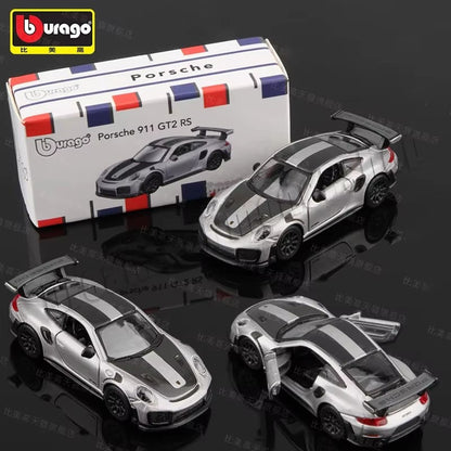 Burago 1:64 Ferrari Series SF90 488P Roma F430 F12 Liga de Carro Modelo Brinquedos Infantis Coleção de Presentes de Férias Modelo de Carro Atacado