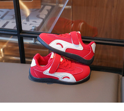 Children Sneakers Autumn New Soft Sole Lightweight Non Slip Girls Running Shoes Fashion Cross Tied Comfortable Boys Casual Shoes
