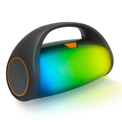 Alto-falante Bluetooth 1000W com Luz LED Alto-falantes Portáteis para Uso Externo Subwoofer Duplo de 3'' Caixa de Som Suporte