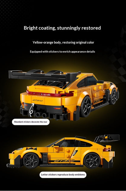 Lego Building Blocks Série Mecânica 911 Carro Esportivo Blocos de Montar Modelo de Corrida, Brinquedo de Carro de Alta Dificuldade Presente para Menino