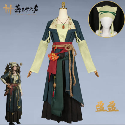 Game Where Winds Meet Yingying Cosplay Costume Ancient Hermit Hero Yingying Hanfu Carnival Convention Event Female Swordsman Set