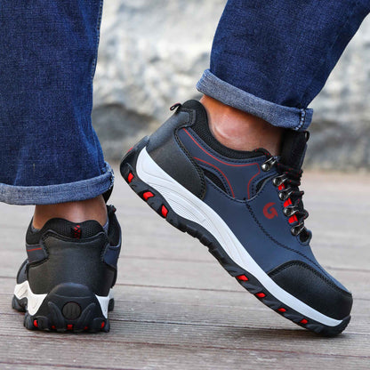 Sapatos de Bico de Aço Masculinos Botas de Trabalho Sapatos de Segurança Antifuro Calçados de Trabalho Protetores Tênis de Segurança Masculino
