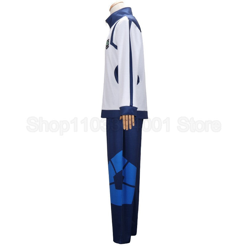 Anime Reo Nagi Bachira Isagi Chigir Cosplay Costume Full-Zip Pocket Sportswear Tracksuit Hoodie Reo Nagi Bachira Isagi Chigiri