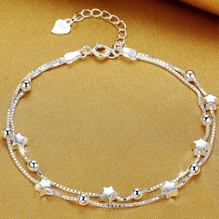 Pulseira de Prata Esterlina 925 Moda Múltiplos Estilos Corrente Para Mulheres Moda Luxo Pulseira Charme Presente de Joia de Casamento