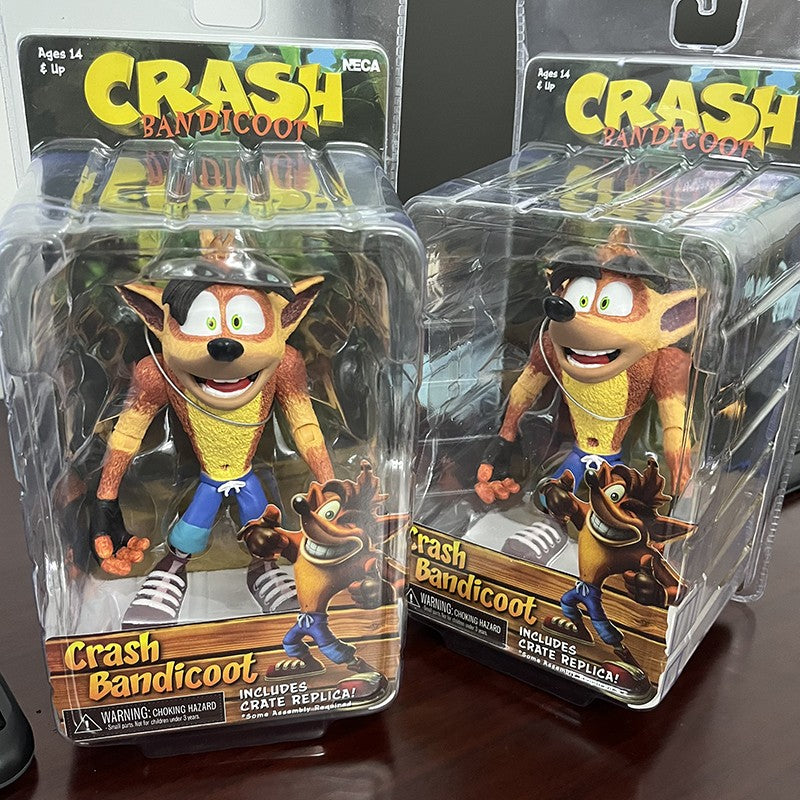 Jogo Crash Figure Crash Bandicoot Sane Trilogy Ação Anime Figura Boneca Decoração Presentes de Halloween