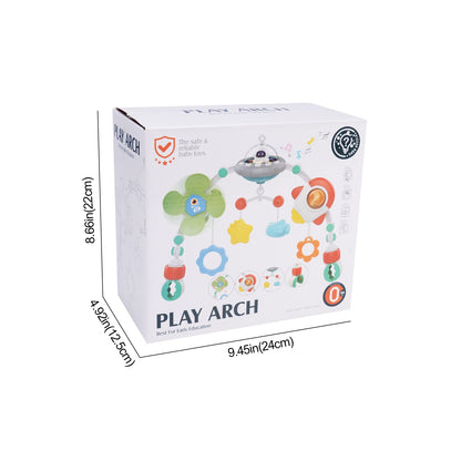 Baby Stroller Arch Toys Crib Music Rotating Bouncers Toys Fine Motor Skills Sensory Development Arch Car Seat Toys for New Born