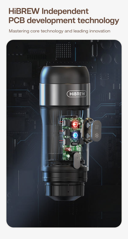 HiBREW Máquina de Café Portátil para Carro e Casa, DC12V Cafeteira Expresso Compatível com Cápsula Nespresso Dolce Pó de Café H4A