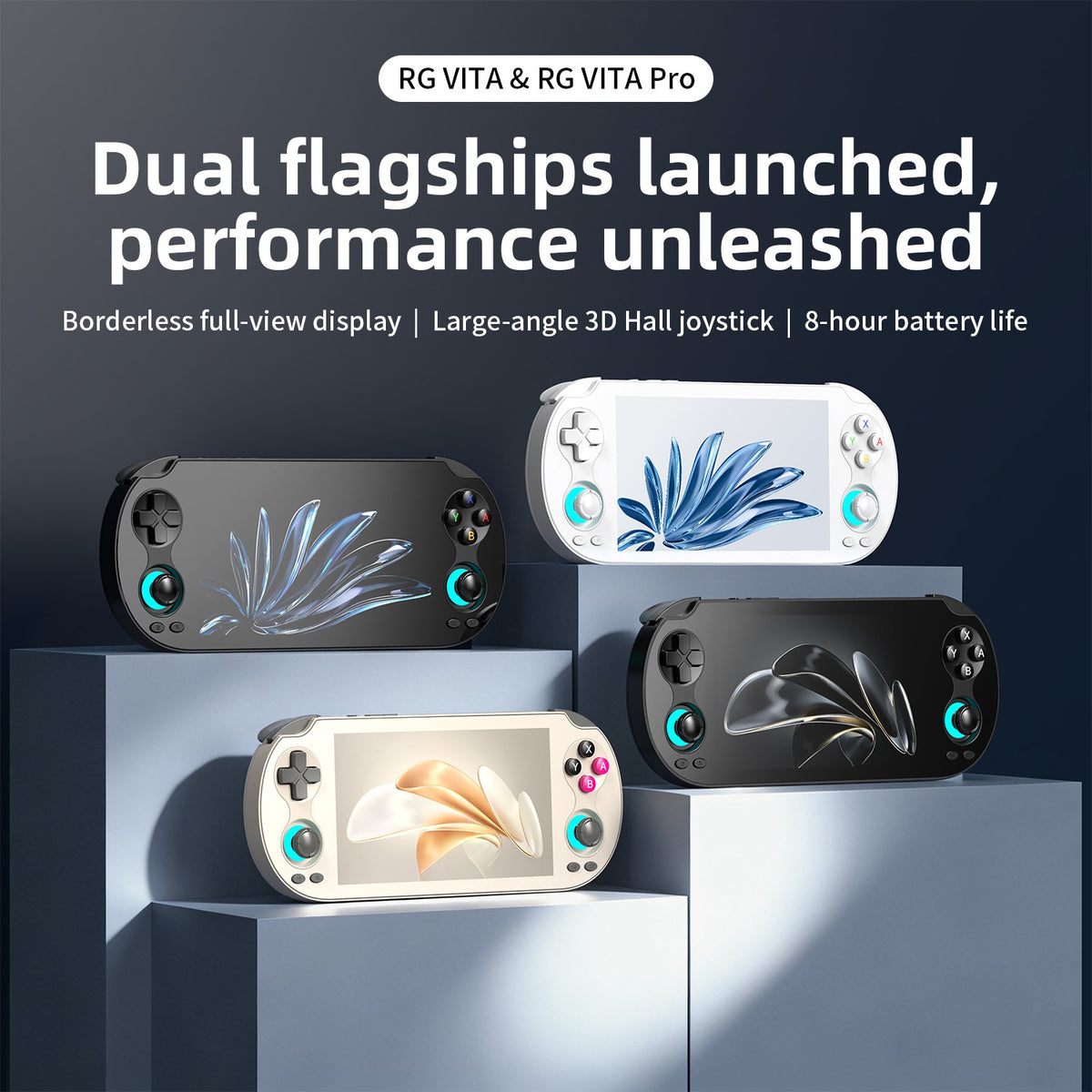 Anbernic RG VITA / RG VITA Pro Handheld Game Console RK3576 64-bit  Android 14 IPS Touchscreen 5000mAh Video Gaming Player
