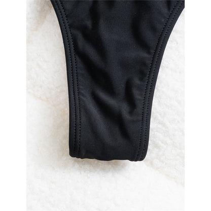 S - XL High Waist High Leg Cut Bikini Bottom Swim Brief Women Swimwear Female Bather Brazilian Tanga Panties Underwear K7095