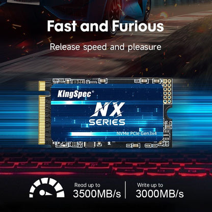 KingSpec M.2 NVMe PCIe 3.0 X4 SSD 256GB 1TB 128GB 512GB SSD M.2 2242 PCIe Disco Rígido Interno Solid State Drive para Notebook