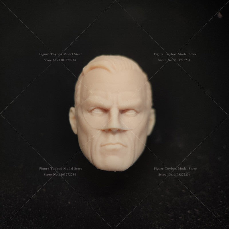 1/12 Quadrinhos Lanterna Verde Design de Máscara Escultura de Cabeça Masculina Não Pintada Guy Gardner Modelo Branco Brinquedos Para Corpo 6" Ml Shf Mezco