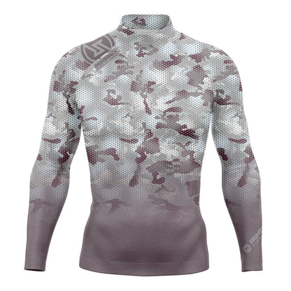 HotSale Men's Surfing Shirt Camouflage Lycra Rashguard RIGHTTRACK For Surf Sportswear Beach UV Swimwear UPF50+ Clothes