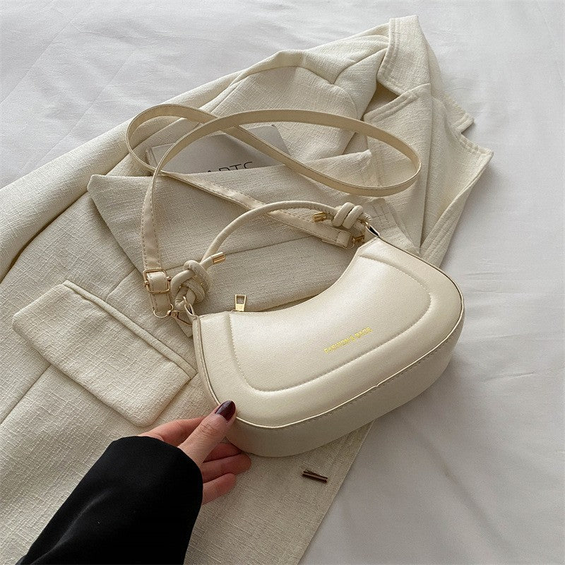 French Luxury Fashion Women's Bag Handbags Ladies Solid Color High-end Texture Versatile Shoulder Bag for Woman