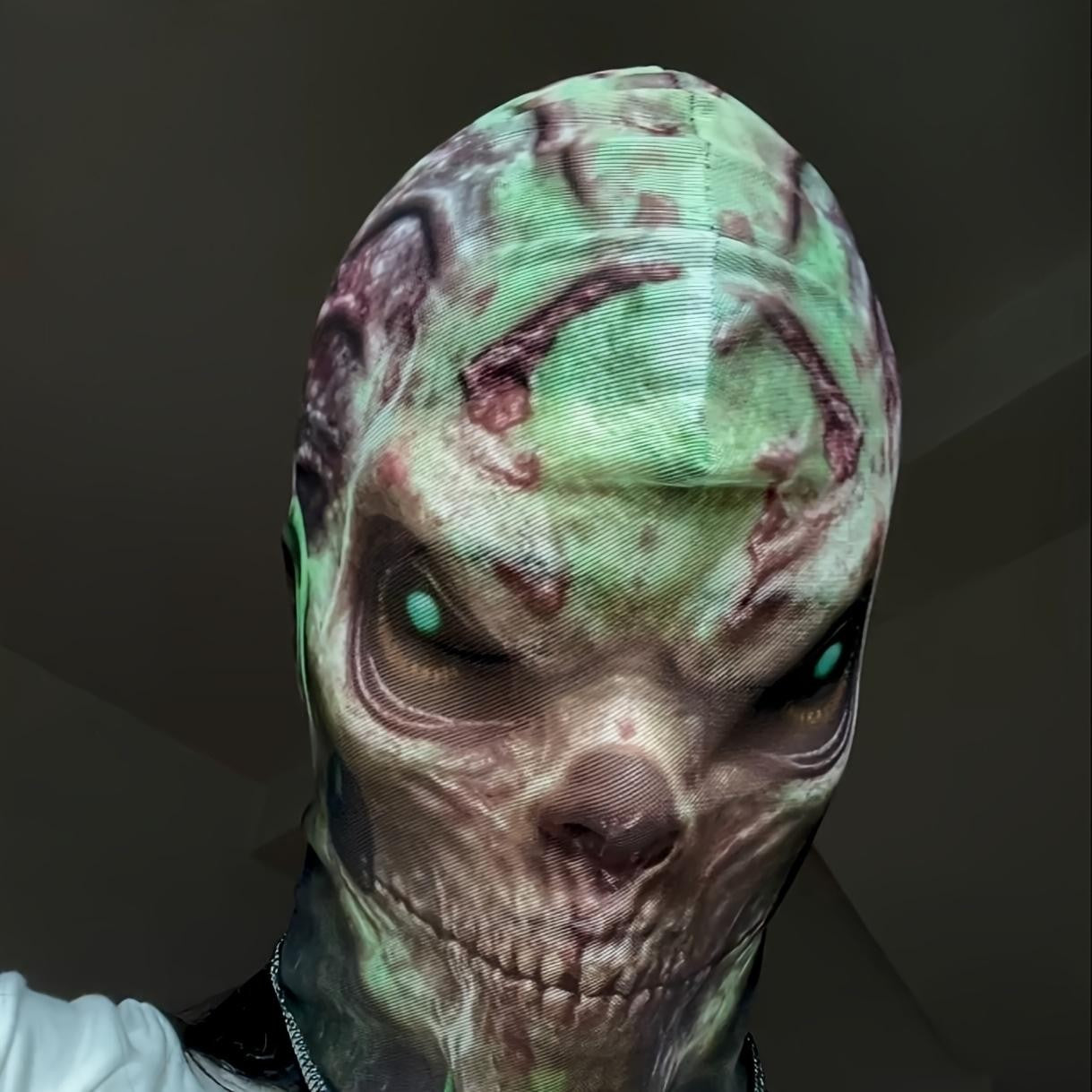 3D Stereoscopic Effect Meets Comfortable Breathability — A Super Realistic Sci-fi 3D Perspective Demon Mask Hood
