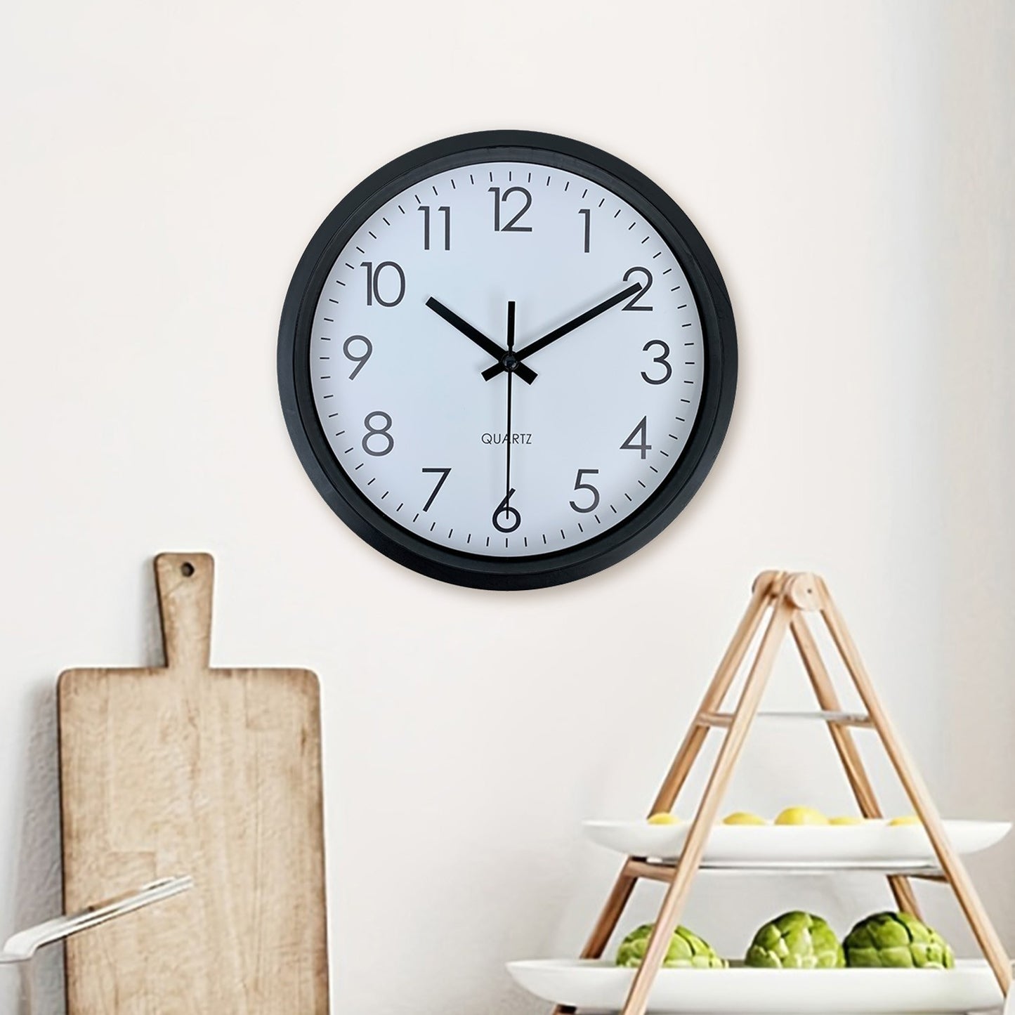 Modern simple wall clock, study, bedroom, living room, bathroom silent non-ticking wall clock, home wall decoration clock